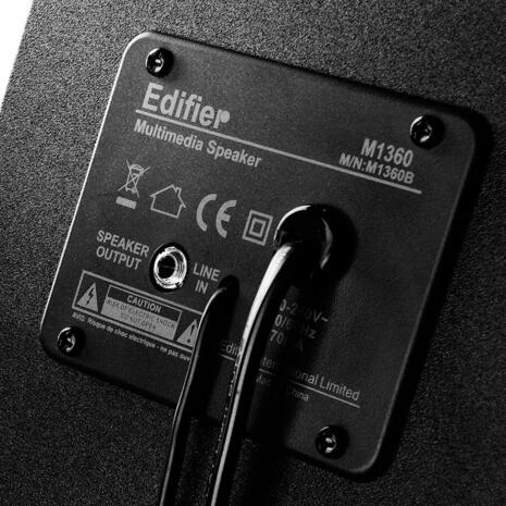 Ηχεία Υπολογιστή Edifier M1360 2.1 με Ισχύ 8.5W σε Μαύρο Χρώμα